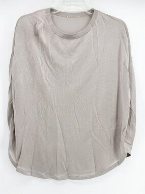 COS // Taupe Semi Sheer Sleeveless Knit Top